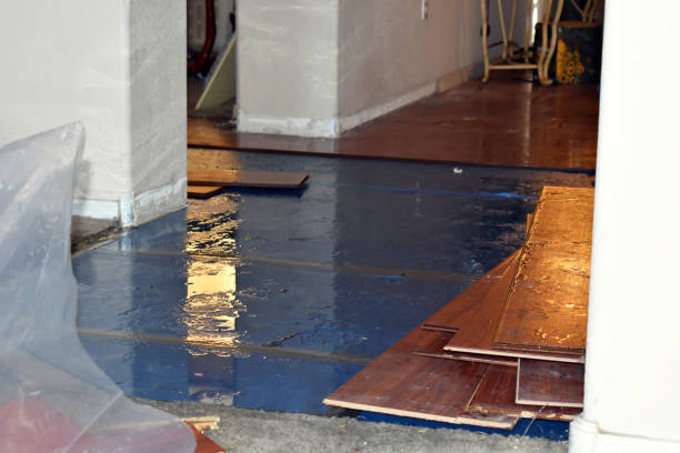 Professional Flood Damage Repair technician working in Fairwater, WI